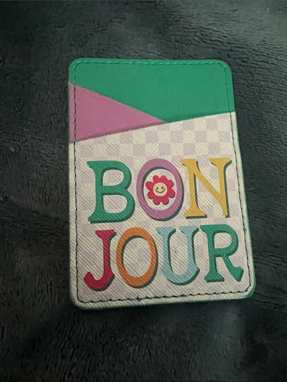 Studio Bonjour Multicolor Cellphones stick on Wallet